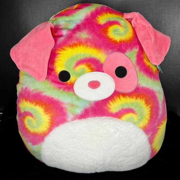 NWT Shena 22" The Tie Dye Dog Squishmallow - Picture 1 of 4